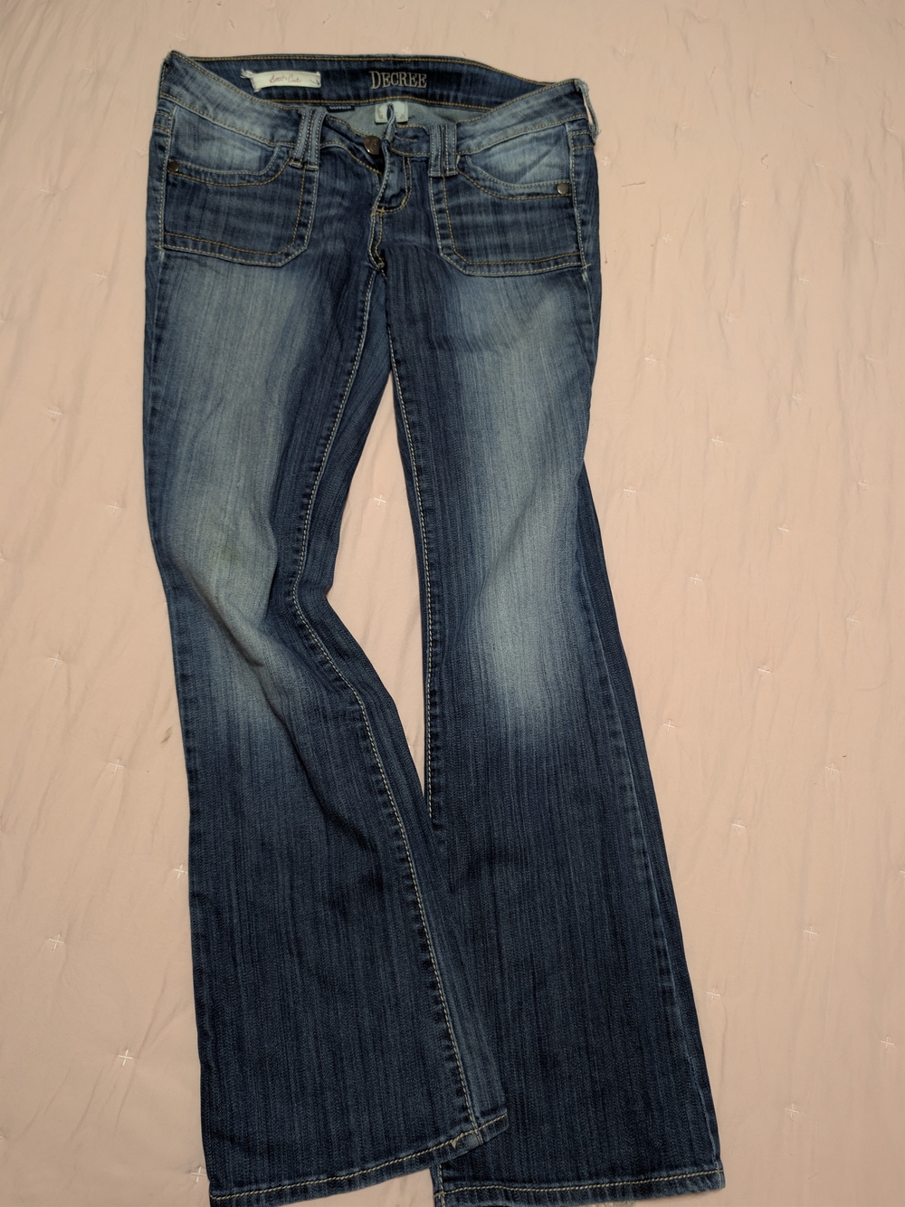 Decree Women's Blue Bootcut Jeans - Classic Mid Wash